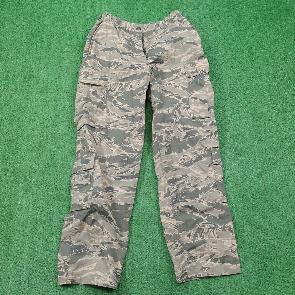 TROUSERS‎ WOMENS UTILITY AIR FORCE CAMOUFLAGE CAMO CARGO PANTS SIZE 10S